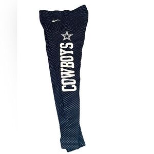 Nike Navy Cowboys Performance Leggings with White Logos